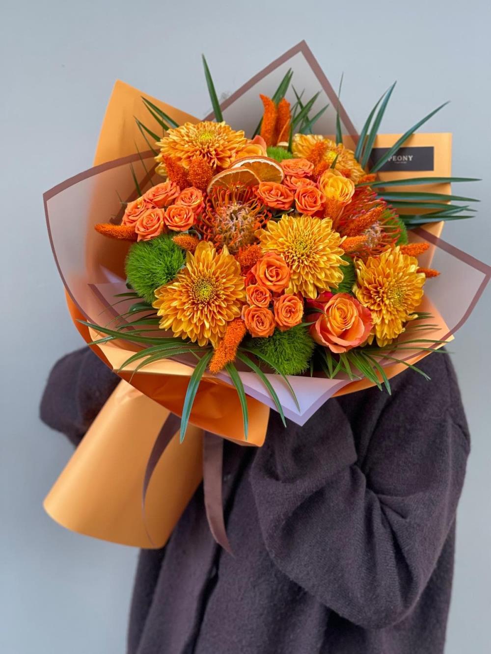 Orange Sliced Bouquet